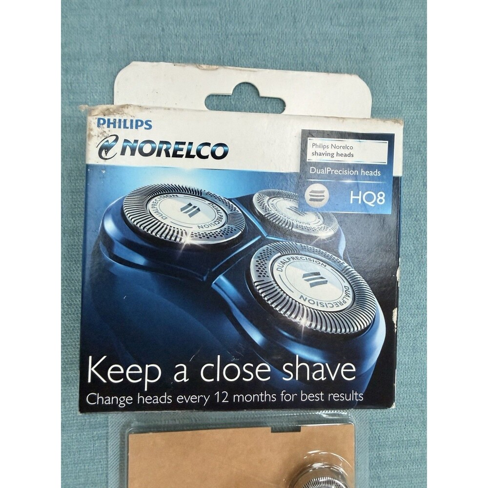New Genuine Philips Norelco HQ8 Dual Precision Replacement Shaver 3 Heads